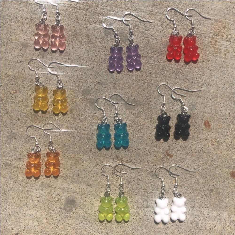 gummy bear earrings